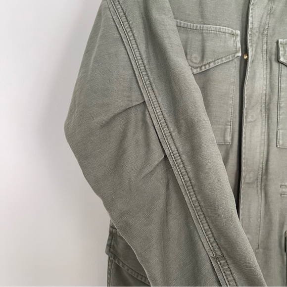 FRAME DENIM COTTON MILITARY JACKET - Picture 5 of 10